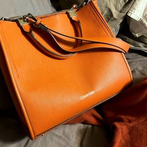 Ladies sweater keyhole dress and handbag